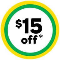 15% off