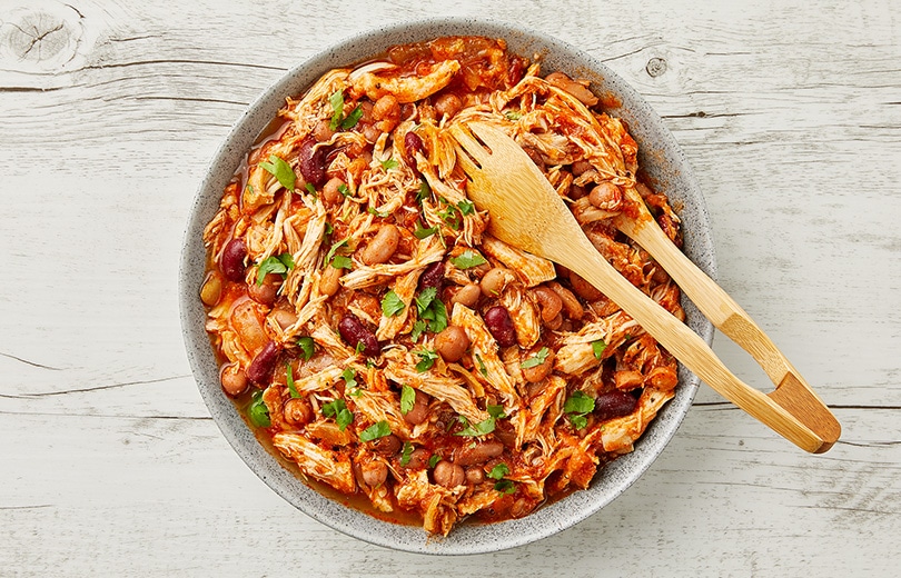 Simple Slow Cooker Pulled Chicken