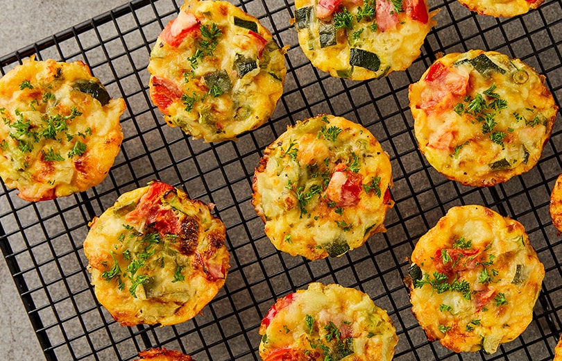 Leftover Vegetable Mini Frittata